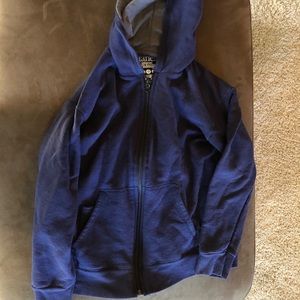 Boys Hanes zip up sweatshirt
